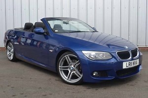 BMW 3 SERIES 320I M SPORT 2011(11) automatic petrol convertible in Le...