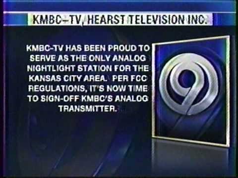 KMBC-TV analog signoff