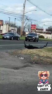 Drunk Karen hits someone’s car and chose chaos instead of accountability! Then got a free ride in a car that has blue and red lights. 🚔 | Shut Up Karen