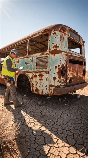 Old Bus Secret Room #shorts