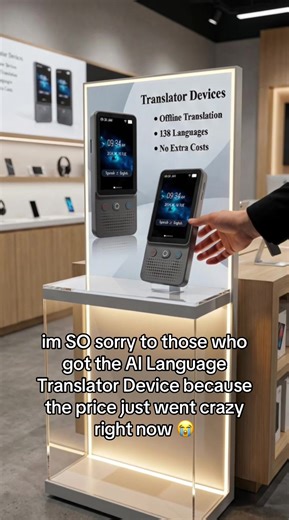 AI Language Translator Device Price Surge Explained