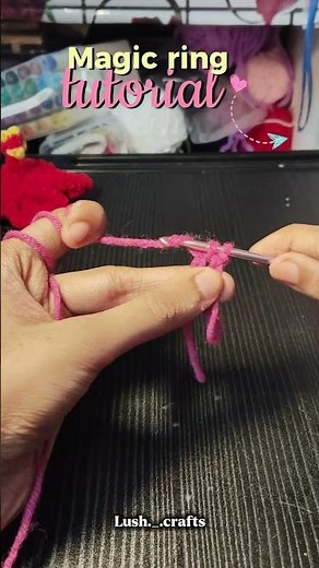 🧶 Crochet Magic Ring Tutorial for Beginners | Easy Step-by-Step Guide ✨