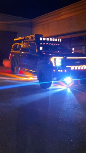 🔥 The Most Epic Light Job Known to Man. 🔥 @the.brock.family Ford F-150 is sitting outside BTS Lighting HQ — and it’s an absolute showstopper. Up front: Amber/White Alpha 360 Duo™. Down each side: another pair of Amber/White Duo™ lights. And on the rear? A Red/White Alpha 360 Duo™ that throws lines so clean, it looks straight out of a movie. 🎥 Together, they form the ultimate 360° halo of light — sharp beams, perfect symmetry, and that unmistakable glass watermelon lens glow. The Alpha 360 is 