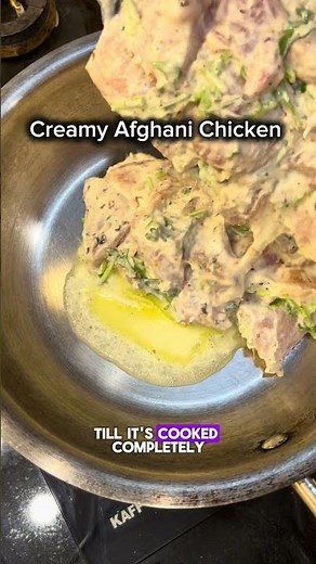Creamy Afghani Chicken | Easy Creamy & Cheesy Chicken Recipe 🤍🍗 #recipe #food #chickenrecipe