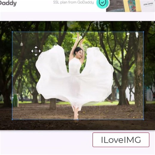Crop Image using ILoveIMG
