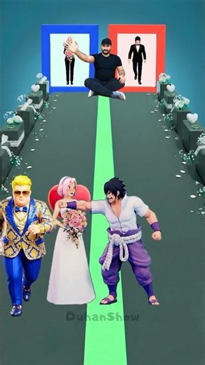 POV ❤️ Sasuke and Sakura in the Love Run! 156% #animation