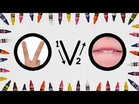 "v" Alphabet Phonics ("Crayon Steps" CVC Word Building) - Step by Step English School