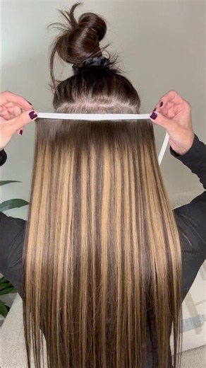 Tape in my tape ins with me. Premium DIY hair extensions #tapeins #tapeinextensions #hairextensions