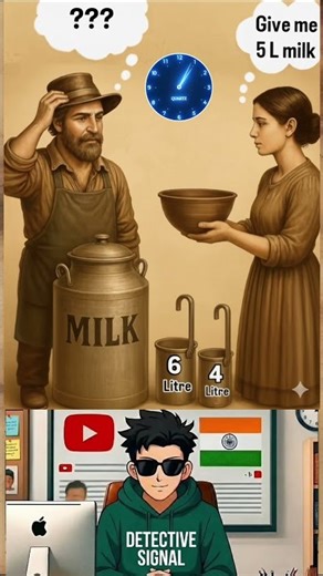 Five Liter Milk kaise Dega #shorts #viralvideo #trending #detective #support