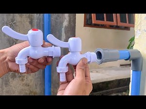 Don't Tell Your Friends! Clever Idea To Install 2 Water Faucets In One Water Pipe Connection