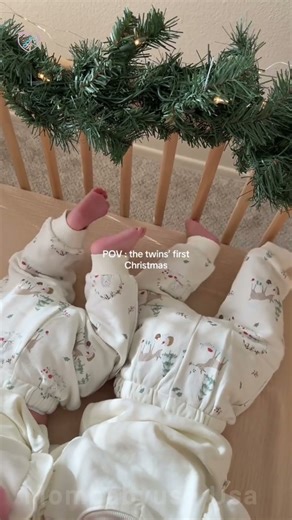 Twin cute babies 🤍 Mombabyusa Usa 💕 #mombabyusausa