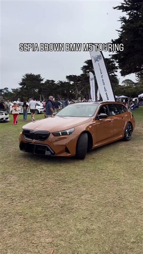 Spotted the new BMW M5 Touring in the Sepia Brown Metallic color from the BMW Individual catalog. Do you like the color? | BMWBLOG