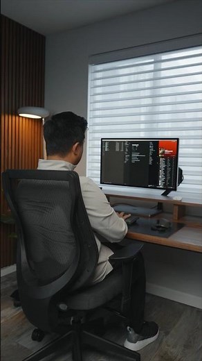 The best ergonomic desk setup #workfromhome #wfh #standingdesk #officechair