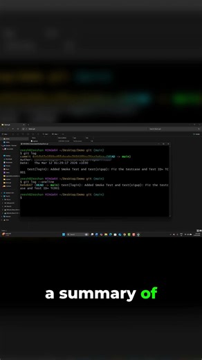Readable Commit Summaries With One Flag #coding #softwaredeveloper