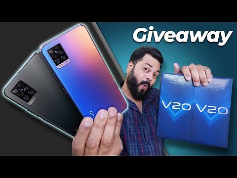 vivo V20 Unboxing And First Impressions | 2x Giveaway ⚡⚡⚡ 7.38mm, 44MP Eye AF, 64MP Camera & More