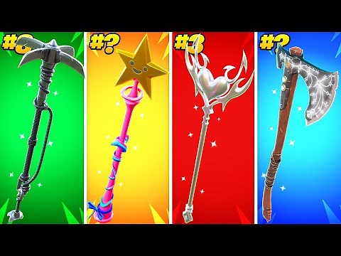 36 Most TRYHARD Pickaxes For Season 3 (Fortnite)