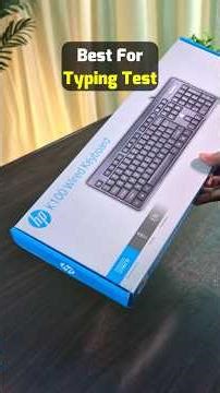 HP K100 Wired Keyboard. Best for Typing test. #shorts #hpkeyboard #keyboard #viral #ytshorts #tech