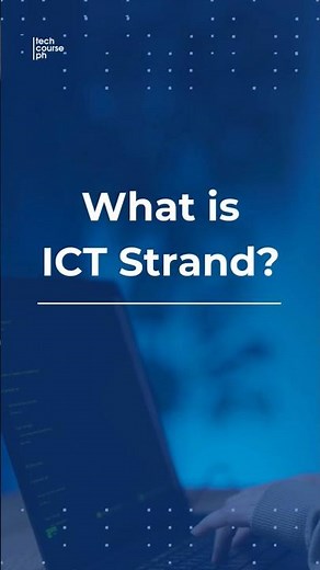 What is ICT Strand? #ict #ictstudent #seniorhighschool #itindustry #itcareer #programming