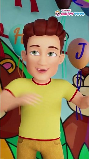 Canción del ABC | Aprende el abecedario con DIVERSIÓN👶🏻 Canciones Infantiles | Happy Tots Español