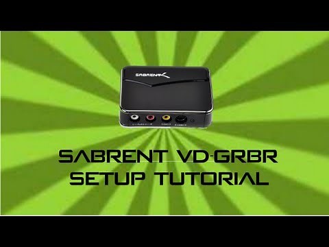 Sabrent VD-GRBR HD 720p Tutorial (With Free Software)