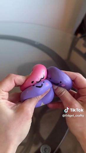 DIY mochi squishy! 🍬 #tutorial #creative #fidgettoys #mochi #stressball