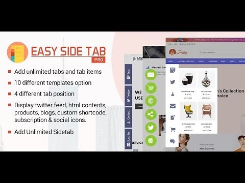 Easy Side Tab Pro - Best WordPress Plugin to Display Responsive Floating Tab | WordPress Plugin