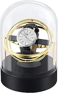 Rainteam Watch Winder, Automatic Watch Winders for Mechanical Watches, Low Noise 360 Degree Display
