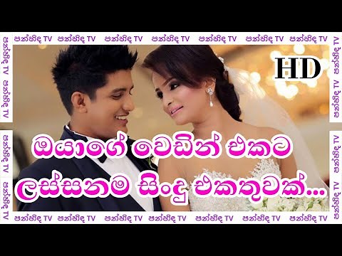 Sinhala Wedding Songs Nonstop |Love Songs Collection| Sinhala Songs| වෙඩින් එකට ලස්සනම සිංදු එකතුවක්