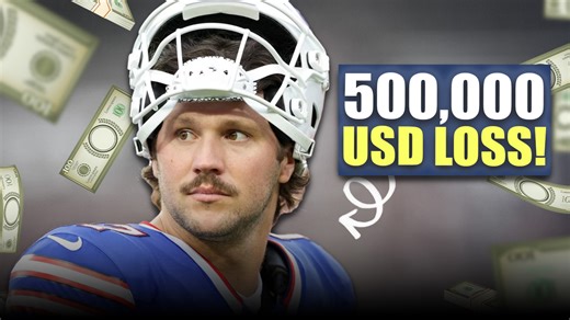 Josh Allen suffers $500k loss after playoffs blowout