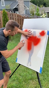 The LAST ONE changes EVERYTHING!! 🤸‍♀️😍 Beautiful way to honor USA Olympian!! 🇺🇸 Man spray paints American Gymnastics Gold Medalist Simone Biles! It quickly becomes a masterpiece! We love supporting Simone as she prioritizes mental health!! | Jordan Flom