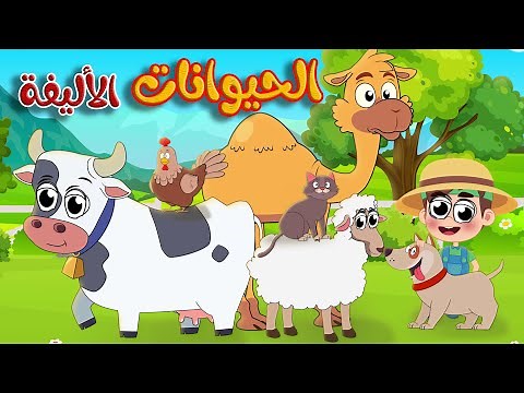 أنشودة الحيوانات الأليفة للأطفال عربي - انجليزي | قناة طم طم