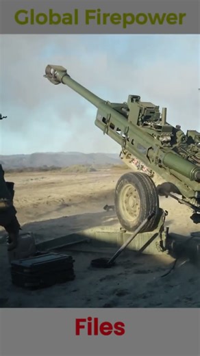 M777 Howitzer BLAST—The Moment the Earth Shakes! #army #firepower #shorts