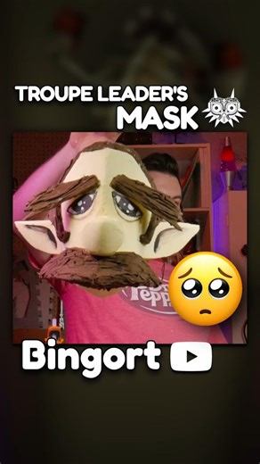 Making the TROUPE LEADER'S MASK from Majora’s Mask! #nintendo #diy #propmaking