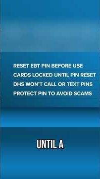 Arkansas DHS orders PIN reset for EBT users