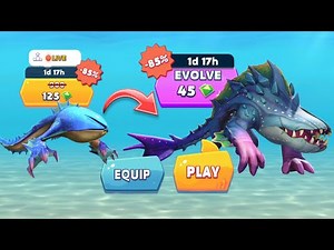 NEW ABYSSHARK AND ABYSSAURUS UNLOCKED AND GAMEPLAY IN NEW MAP DESIGN - Hungry Shark Evolution