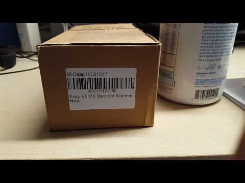 Esky ES016 2.4G Wireless 1D Barcode Scanner with USB Wired Mode and Bluetooth Mode