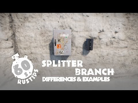 60 Second Rust Tips | Splitter & Electrical Branch + Differences and Examples
