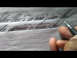 New cursive handwriting tutorial // modern and fancy cursive english handwriting practice