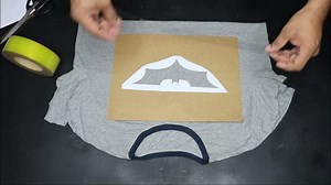 How to create batman logo in T-Shirt