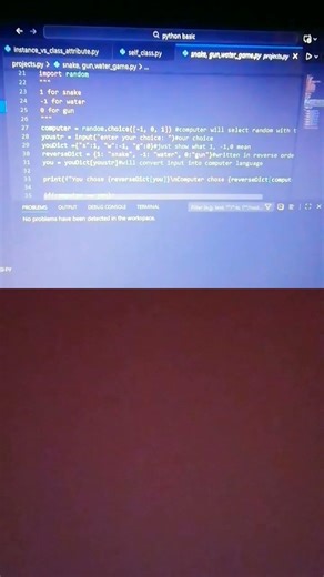 python snake water gun tutorial
