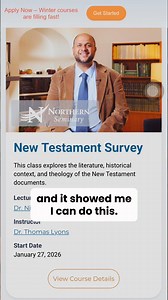 Study the Bible and earn transferable credit that can be applied towards a degree! Get started with an affordable online class—now open for enrollment. ☑️ Learn from trusted experts ☑️ Grow your impact through guided learning ☑️ Discover a community of learners | Seminary Now | Facebook