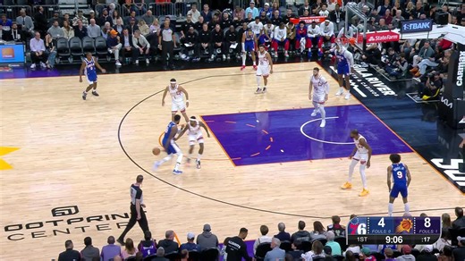 Transition dunk by Kevin Durant