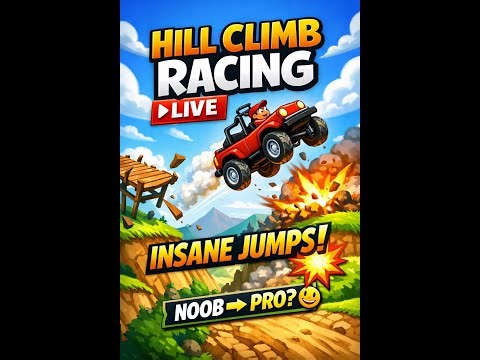 Hill Climb Racing Gameplay LIVE 🚙 | Extreme Hills & Stunts