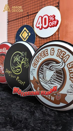 ✨ WANT CUSTOMERS TO REMEMBER YOUR STORE NAME? – LET THE DOUBLE-SIDED LED SIGN SPEAK OUT! ✨ ✔ Bright from afar, even customers driving by can't miss it ✔ Logo - letters - colors are 100% standard, you can recognize them right away ✔ Waterproof - sunproof - anti-fading ✔ Energy saving, durable ✔ Made to order: right size - right brand - right desire 📩 Message now to receive a free demo design and special offers today! | AMOR DECOR - Double Sided Round LED Sign