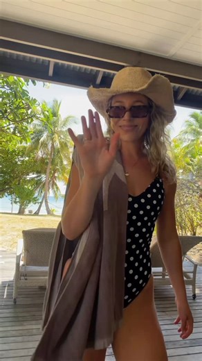 HOLLY NICHOLSON on Instagram: "Let's try some swimwear in Fiji | which is your favourite? 1, 2 or 3? 🏝️ All one pieces and cover ups are from @sunseekeraustralia and I feel SO confident in them. They've nailed it this season x Code HN20 for 20% off sitewide ☀️ #sunseekerpartner"