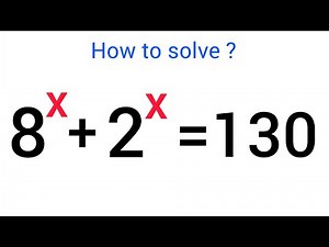 A Nice Olympiad Exponential Problem.
