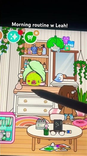 Morning routine w Leah #tocaboca #aesthetic