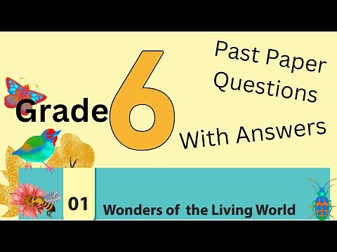 Grade 6 English Medium Science | Lesson 1| Past Paper Questions with Answers