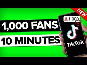 How To Gain 1,000 Real TikTok Followers in 24 Hours For FREE (Get More TikTok Followers)