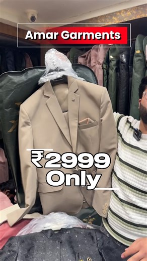 AMAR GARMENTS' BHOPAL' | Amar Garments – Shaadi & Fashion ka One-Stop Store ✨ Shopping Bhandar 🛍️ 👑 Men’s Wedding Special Designer 2 pc,3pc,5pc Suits (36–44) •... | Instagram